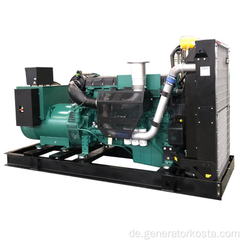 50 Hz 500 kW Dieselgenerator mit Volvo -Motor eingestellt